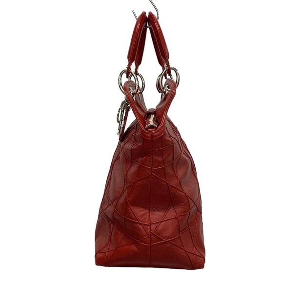 DIOR/ChristianDior Granville - Bordeaux Leather Handbag 938-072525 - Picture 3 of 14